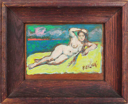 Бурлюк Давид Давидович. Обнаженная на берегу 